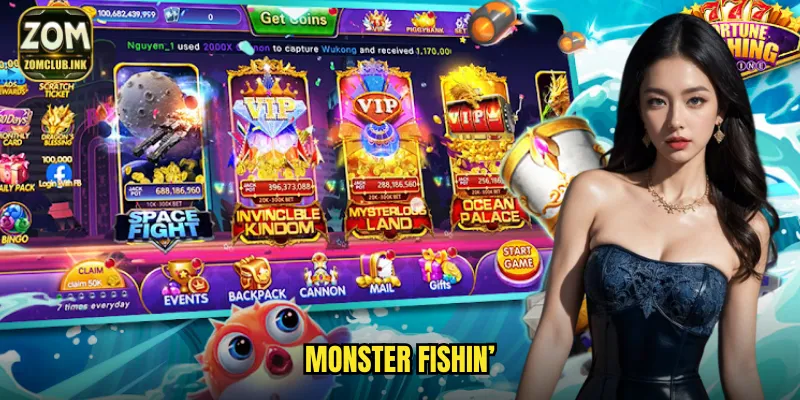 Monster Fishin' Zomclub - Câu Quái Vật Biển Sâu Thưởng Khổng Lồ 1 Monster Fishin'