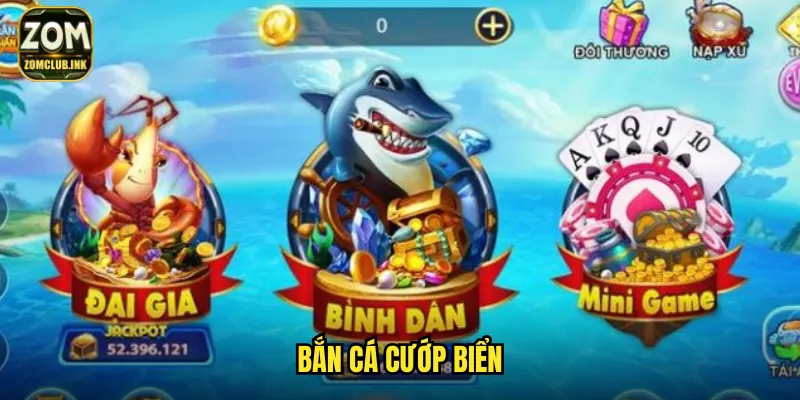 Bắn Cá Cướp Biển Zomclub - Phiêu Lưu Hải Tặc Săn Kho Vàng 1 bắn cá cướp biển